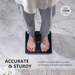 Multi-Functional Digital Bathroom Scale with High Precision and Auto-Off Feature