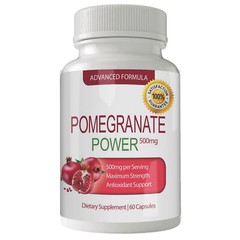 Pomegranate Extract Antioxidant Support Cholesterol 660 Heart Supplement 60 Caps