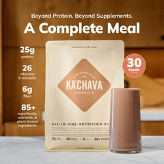 KACHAVA MEAL DIET REPLACEMENT SUBTITUTE PROTEIN POWDER SHAKES CHOCOLATE 4+ LBS!