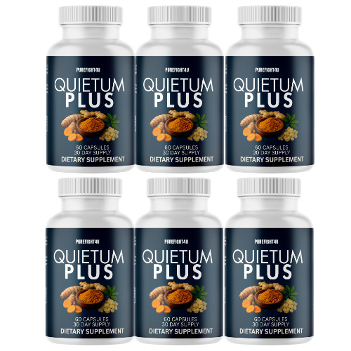 Quietum Plus Tinnitus Relief Hearing Health Wellness Supplement, 6 Bottles