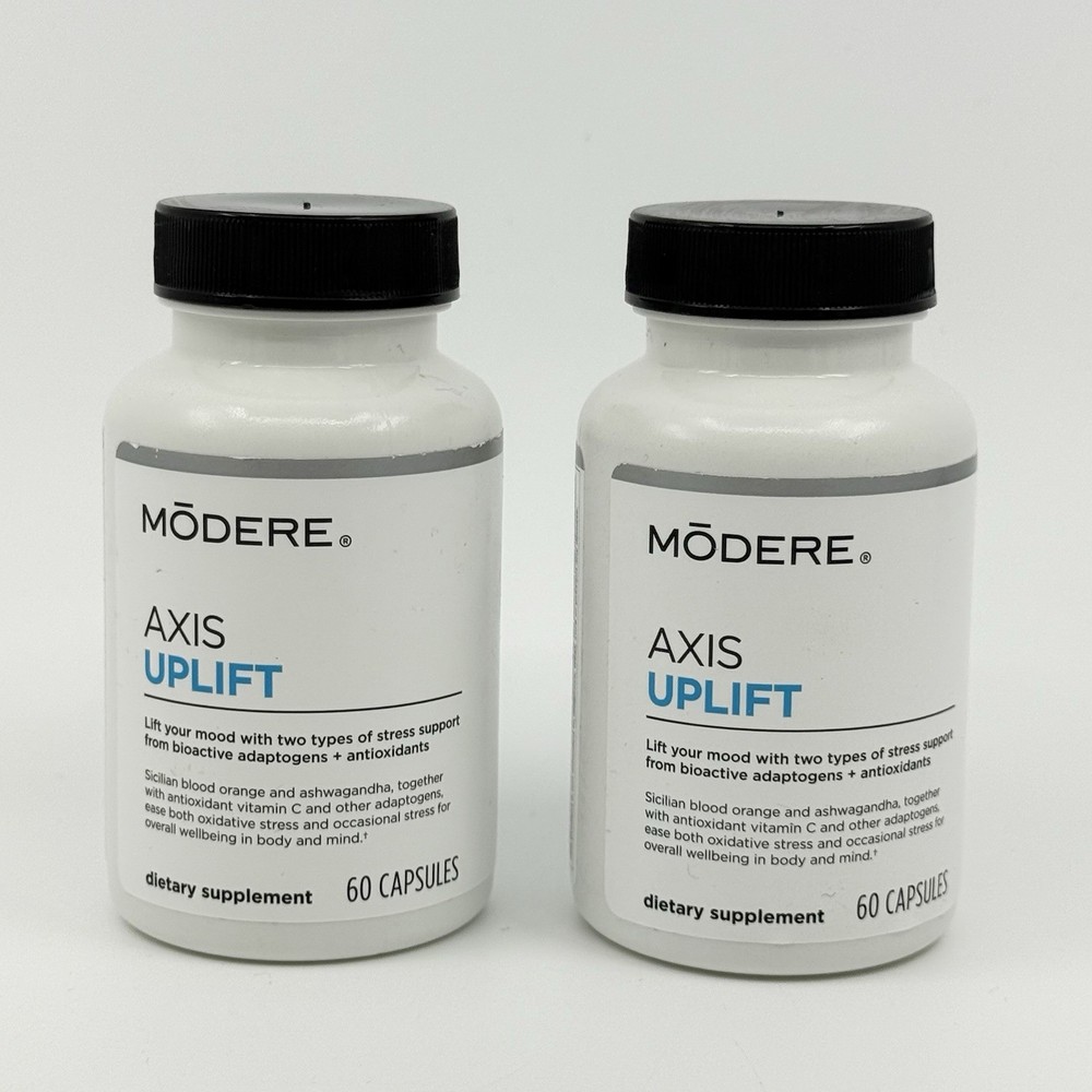 2 PACK Modere Axis Uplift Stress Support | New And Sealed Adaptogens NEW