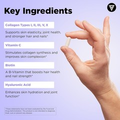 Vital Vitamins Multi Collagen Complex Plus – Advanced Beauty & Wellness – 150 CT
