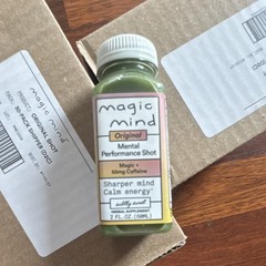 Magic Mind Original Matcha Mental Performance Shot 55mg Caffeine 2 fl oz 60-Pack