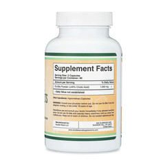 Ox Bile Supplement for No Gallbladder (1,000mg Per 120 Count (Pack of 1)