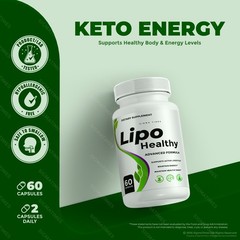 Lipo Healthy Capsules – Natural Detox, Energy & Metabolism Wellness 60ct