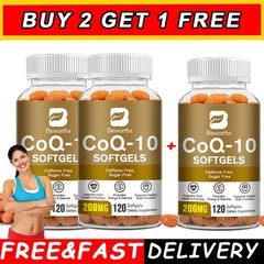 CoQ-10 CoEnzyme Q-10 200mg Support Heart Health,High Potency 360 Capsules