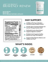 Bravenly Gut Harmony Duo Renew + Refresh – NEW – 30 Day Supply