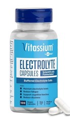 Vitassium Electrolyte Capsules 100 Ct. POTS and High Sodium Diets, Exp 3/27