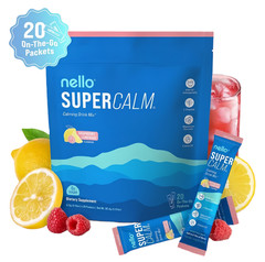 Nello Lemon Supercalm Powdered Drink Mix Cortisol Reducer Sleep Aid Supplement