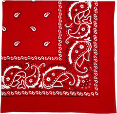 Extra Large Bandana 27” x 27” 100% Cotton for Men & Women Paisley Handkerchief H