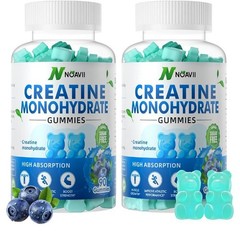 2-Pack Creatine Gummies 5000mg – Muscle Strength, Growth, & Pre Workout Energy