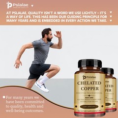 Chelated Copper Capsules – Bone, Skin, Heart Health, Immune and Thyroid Support