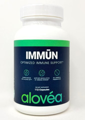 Alovea IMMUN Immune Support Aloe Vera Supplement 112 Capsules, EXP 12/2027