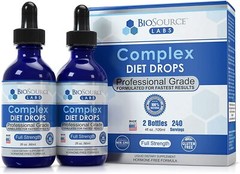 Complex Diet Drops – Natural Weight Management Drops Unisex 2 oz – Pack of 2