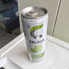 Celsius Cucumber Lime Sparkling Energy Drink No Sugar 12 fl oz Exp 08/24