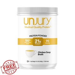 Unjury chicken soup whey protein isolate 15 servings low carb keto