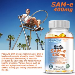 Double- Strength SAM-e 400mg – Liver Health, Body Detox, Relieve Joint Pain