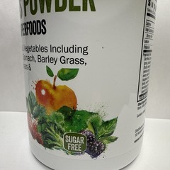 NUTRITION WORKS Greens Superfood Powder Drink Mix 9.88oz Berry Flavor Sugar Free