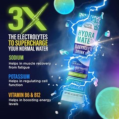 Hydramate Hydration Support Electrolyte Drink Mix – Natural Lemon Lime Flavor