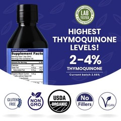 Nourishing Nutrients Organic Black Cumin Seed Oil – Usda Cold Pressed Up To 4