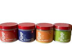 4x Campus Protein Pump Pre-workout Peach,Apple, Rainbow Blue Jolly Candy READ