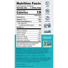 Liquid I.V. Hydration Multiplier Electrolyte Drink Mix White Peach 6 Ct 2 Pack