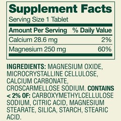 Spring Valley Magnesium Bone & Muscle Health 250 mg Tablets, 100 Count