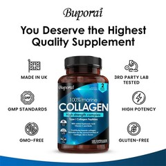 Collagen High Strength Complex 120pcs,Supports Healthy Skin, Joints, Hair, Nails