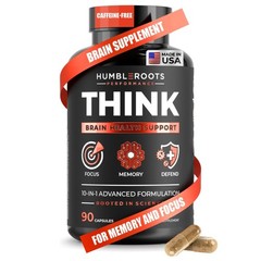 AllNatural Brain Supplement for Memory and Focus CaffeineFree LongTerm Cogni…
