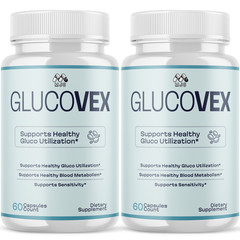 (2 Pack) Glucovex Advanced Support Blood Supplement Formula Gluco Vex 120 Caps