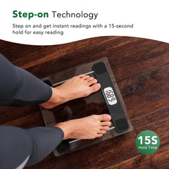Digital Bathroom Scale by – 400Lb Capacity Accurate Body Weight Weighing Scale