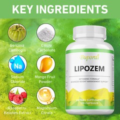 Lipozem Capsules – Advanced Weight Management Support & Gut Health, Fat Burning