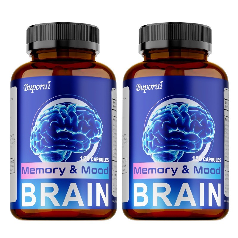 Brain Support 240pcs, Improves Mood,Relieves Anxiety,Promotes Brain Nerve Health
