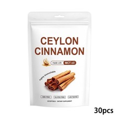 Ceylon Cinnamon 7200mg Equivalent Softgels MCT Oil Highly Bioavailable 30 Count