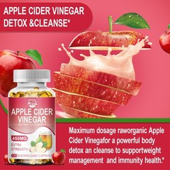 Apple Cider Vinegar Capsules Suppress Appetite Weight Management Digestive Healt