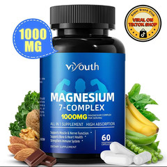 Magnesium Viyouth Bone Complicated 60 Capsules, Supports Sleep & 7 Health, 1-3 P