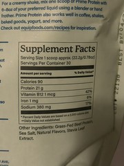 equip Prime Protein Grass-Fed Beef Isolate Powder Strawberry 1.70 lb