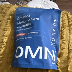 OMNI Creatine Monohydrate Gummies Watermelon 3g 90 Count 30 Servings