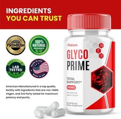(2 Pack) GlycoPrime Pill for Advance Blood Health Support (120 Capsules)