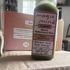 Magic Mind Original Mental Performance Shot, 55mg Caffeine, 120 SHOTS, 2 fl oz