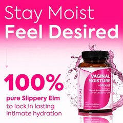 Vaginal Moisture & Libido Enhancer for Women – Hormone Balance, Mood Boost, 60CT
