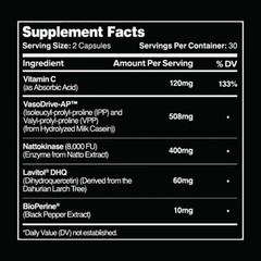 3Pcs Leviathan Nutrition Hemo Flow Supplement Nattokinase with forNitric Oxide