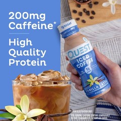 Quest Nutrition Vanilla Latte Caffeinated Protein Iced Coffee – 12pk