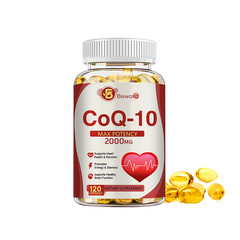CoQ 10 CoEnzyme Q-10 200mg Support Heart Health,High Potency 120 Capsule