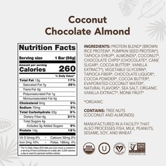 ALOHA Plant Based Protein Bars, Coconut Chocolate Almond, 14g Protein (3 Pack)