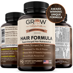 Hair La Vie Clinical Formula Hair Growth Vitamins for Men & Women, 90 capsules