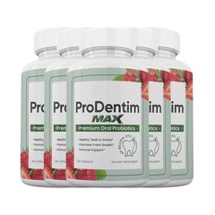 5-Pack ProDentim MAX Capsules, Prodentim Formula for Teeth & Gums-300 Capsule
