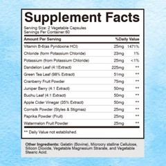 Water Away 649mg – Dandelion – Fast Bloating & Swelling Relief Natural Diuretic