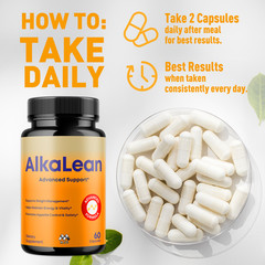 (5 Pack) Alkalean Advanced Weight Management Support Supplement 300 Capsules