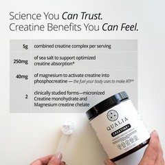 Qualia Creatine | Advanced Creatine Complex | 2 Sources + Magnesium | Optimiz…
